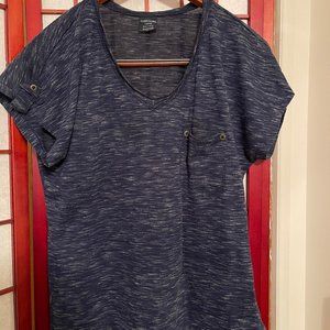 Faded Glory Black and White Shirt_Worn Once Large (12-14)